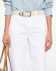 Mother Jeans White