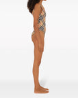 Burberry check-pattern swimsuit