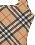 Burberry check-pattern swimsuit