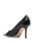 Jimmy Choo Romy 85 Kid Leather Pointy Toe Pumps