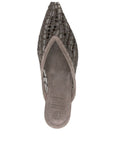 Brunello Cucinelli Flats Glistening Abstract Embroidery in suede