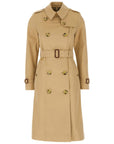 Burberry Double-breasted cotton trench coat