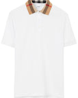 Burberry Vintage check print-detail polo shirt
