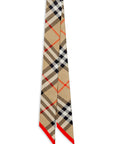 Burberry Check silk foulard