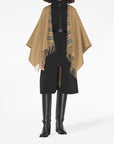 Burberry Reversible Check Wool Cape