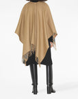 Burberry Reversible Check Wool Cape