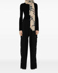 Burberry Check wool scarf