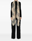 Burberry Check wool scarf