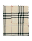 Burberry Check wool scarf