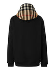 Burberry Check Cotton Blend Zip-Up Hoodie