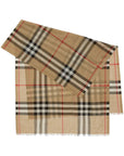 Burberry Check wool and silk scarf