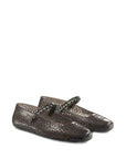 Jimmy Choo The Jelly Ballerina Flats with Crystal Embellishment