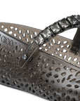 Jimmy Choo The Jelly Ballerina Flats with Crystal Embellishment