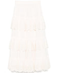 Zimmermann Lucky embroidered skirt