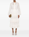 Zimmermann Lucky embroidered skirt