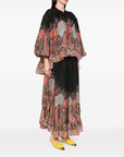 Zimmermann Rhiannon Ruffle Blouse with Puff Sleeves