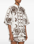 Zimmermann Ascension Embroidered Shirt