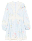 Zimmermann Lucky plunging lace mini dress