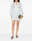 Zimmermann Lucky plunging lace mini dress