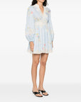 Zimmermann Lucky plunging lace mini dress