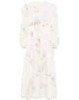 Zimmermann Lucky low-cut lace midi dress