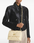 Tory Burch Kira Diamond small leather shoulder bag
