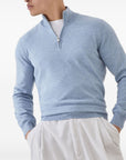 Brunello Cucinelli Sweaters Clear Blue