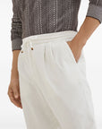 Brunello Cucinelli Trousers White