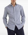 Brunello Cucinelli Shirts Blue
