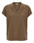 Brunello Cucinelli T-shirts and Polos Brown