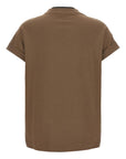Brunello Cucinelli T-shirts and Polos Brown