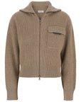 Brunello Cucinelli Zip-up ribbed cardigan