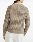 Brunello Cucinelli Dazzling Rib sweater in Soft wool, cashmere and mohair