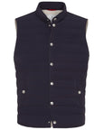 Brunello Cucinelli Bonded taffeta lightweight down vest