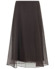 Brunello Cucinelli Sheer A-line skirt