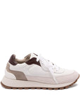 Brunello Cucinelli Calfskin and suede runners