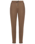 Brunello Cucinelli Cotton And Silk Blend Trousers