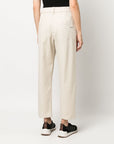 Brunello Cucinelli Elasticated straight-leg trousers