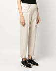 Brunello Cucinelli Elasticated straight-leg trousers