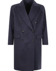 Brunello Cucinelli Double-breasted long-sleeve coat