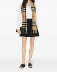 Burberry Check cashmere scarf