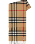 Burberry Check cashmere scarf