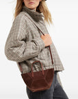 Brunello Cucinelli BC Duo mini suede bag