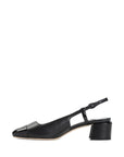 Jimmy Choo Elisa Sling Back 45 Patent and Nappa Leather Pumps