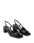 Jimmy Choo Elisa Sling Back 45 Patent and Nappa Leather Pumps