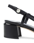 Jimmy Choo Elisa Sling Back 45 Patent and Nappa Leather Pumps