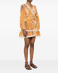 Zimmermann Ascension Ruffle Mini Dress