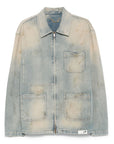 Golden Goose Coats Clear Blue