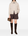 Brunello Cucinelli Monili chain-detail zip-front hoodie