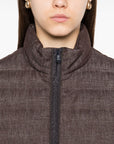 Brunello Cucinelli Quilted zip-front jacket